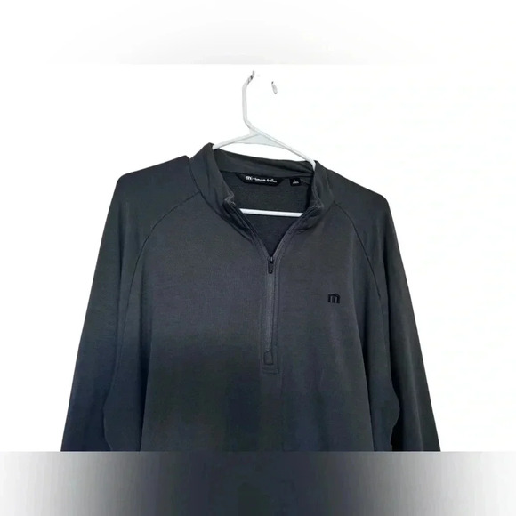 Travis Mathew Men's Networking Mood Indigo Quarter Zip Size L - Picture 10 of 14